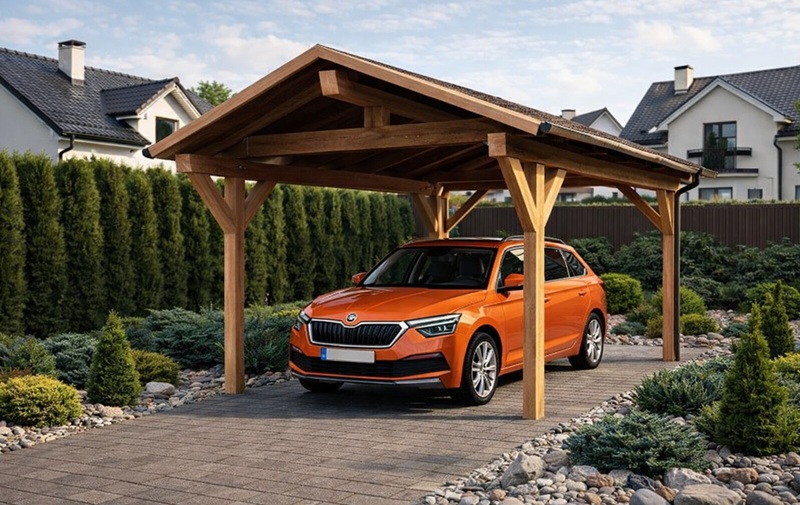 carporty drewniane