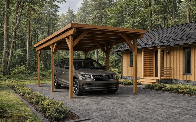 carporty drewniane