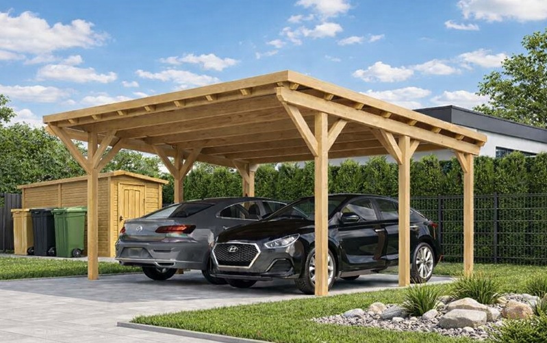 carporty drewniane