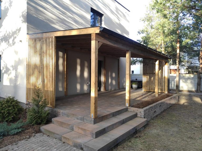 zabudowa tarasu drewniana